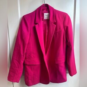 Abercrombie & Fitch Women's Fuchsia Blazer